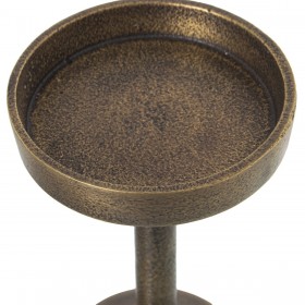 Portacandele Alexandra House Living Dorato Metallo 9 x 21 x 9 cm