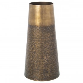 Vaso Alexandra House Living Ottone Metallo Finitura invecchiata 18 x 18 x 36 cm