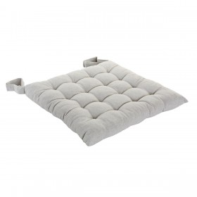 Cuscino per sedie DKD Home Decor Beige Azzurro Poliestere Cotone Alluminio Blu Marino Mediterraneo (3) (38 x 38 x 6 cm) (3 Unità