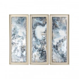Quadro DKD Home Decor Astratto Moderno (53,5 x 5 x 140 cm) (3 Unità)