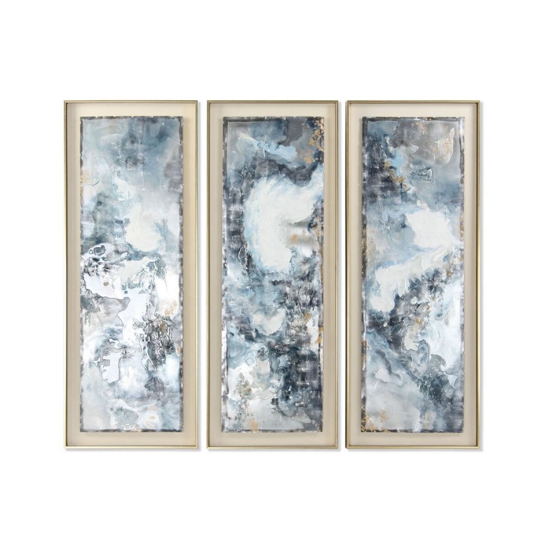 Quadro DKD Home Decor Astratto Moderno (53,5 x 5 x 140 cm) (3 Unità)