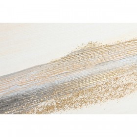 Quadro DKD Home Decor Beige Grigio Astratto Moderno 90 x 3,7 x 120 cm (2 Unità)