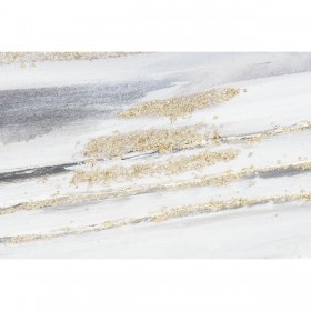 Quadro DKD Home Decor Azzurro Grigio Astratto Moderno 90 x 3,7 x 90 cm (2 Unità)
