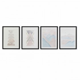 Quadro DKD Home Decor Montagna (30 x 3 x 40 cm) (4 Unità)