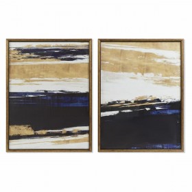 Quadro DKD Home Decor Astratto (60 x 3 x 80 cm) (2 Unità)
