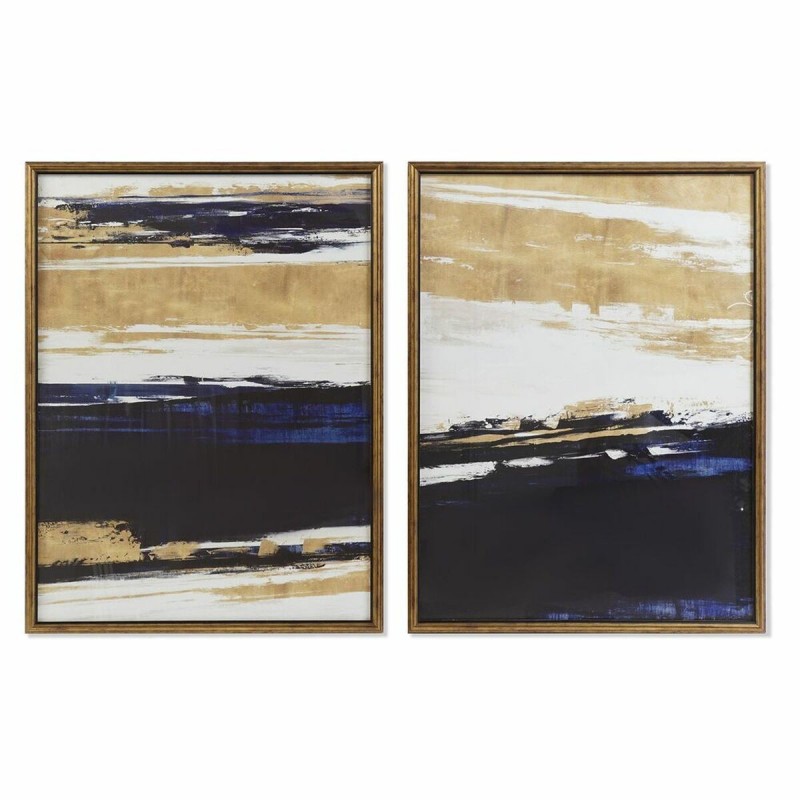 Quadro DKD Home Decor Astratto (60 x 3 x 80 cm) (2 Unità)