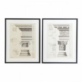 Quadro DKD Home Decor 60 x 3 x 76 cm Neoclassico (2 Unità)