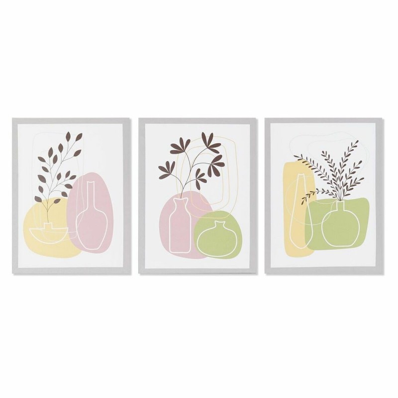 Quadro DKD Home Decor Vaso (30 x 1,8 x 40 cm)