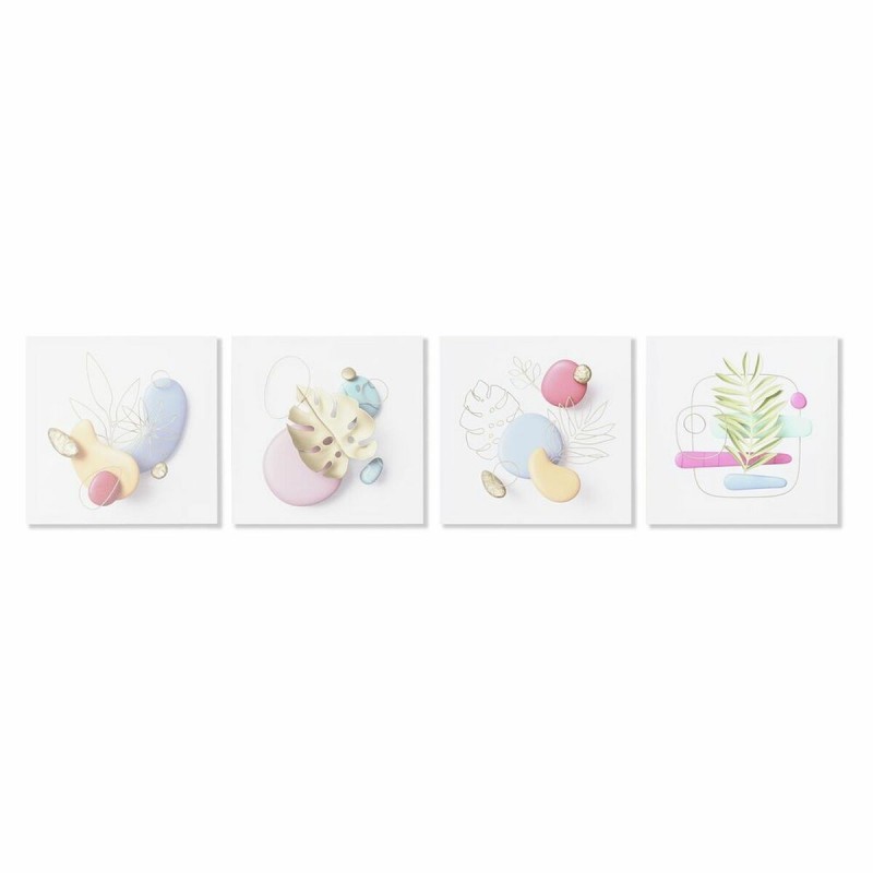 Quadro DKD Home Decor Moderno (40 x 1,8 x 40 cm) (4 Unità)