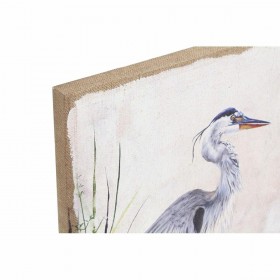 Quadro DKD Home Decor Uccello Orientale (2 Unità) (50 x 3 x 70 cm)