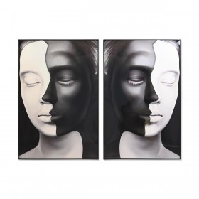 Quadro DKD Home Decor Donna (80 x 3 x 120 cm) (2 Unità)