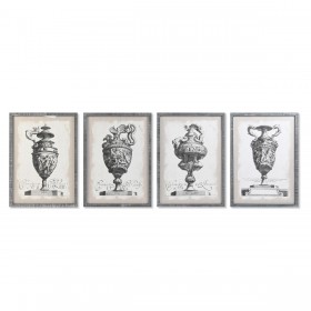 Quadro DKD Home Decor Vaso 50 x 2 x 70 cm Neoclassico (4 Pezzi)
