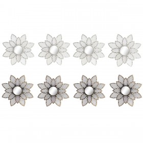 Set di Specchi DKD Home Decor Specchio Champagne Dorato PP 2 Unità (25 x 1 x 25 cm)