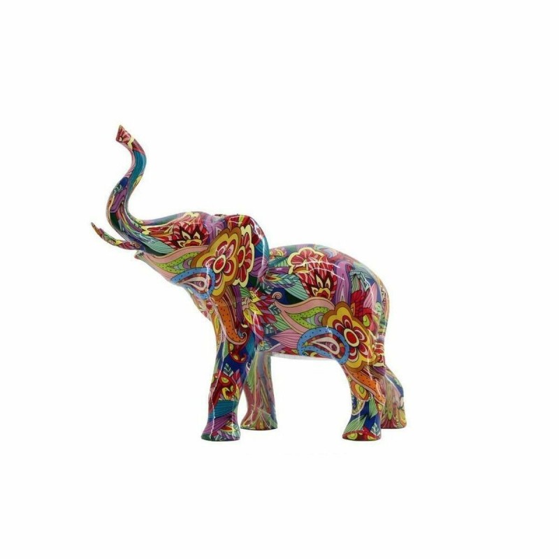 Statua Decorativa DKD Home Decor Elefante Resina Moderno (26,5 x 10 x 22 cm)