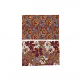 Zerbino DKD Home Decor Gomma Multicolore 2 Unità Fibra di cocco (60 x 40 x 1,5 cm)