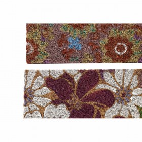 Zerbino DKD Home Decor Gomma Multicolore 2 Unità Fibra di cocco (60 x 40 x 1,5 cm)