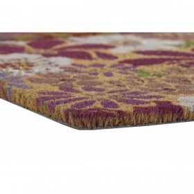 Zerbino DKD Home Decor Gomma Multicolore 2 Unità Fibra di cocco (60 x 40 x 1,5 cm)