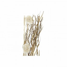 Mazzo DKD Home Decor Rosa Lilla Bianco Fiore secco (30 x 30 x 100 cm) (2 Unità)