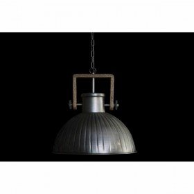 Lampadario DKD Home Decor Marrone Argentato Ferro Legno di mango 50 W 41 x 41 x 40 cm