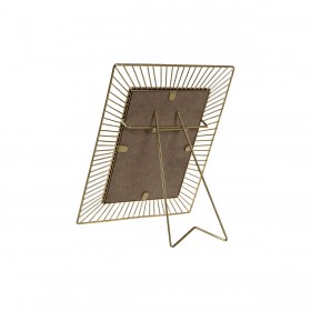 Cornice Portafoto DKD Home Decor Cristallo Ferro (19,5 x 4 x 24,5 cm)