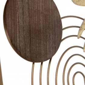 Decorazione da Parete Alexandra House Living Dorato Metallo 35 x 56 x 2,5 cm