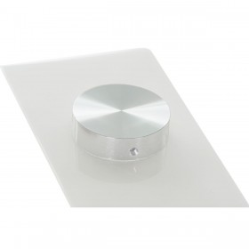 Tavolo da Pranzo DKD Home Decor Cristallo Trasparente Bianco Legno MDF (160 x 90 x 75 cm)