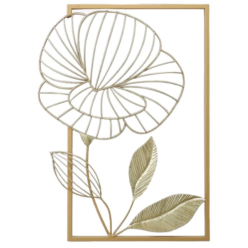 Decorazione da Parete Alexandra House Living Dorato Metallo 38 x 51 x 3 cm