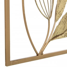 Decorazione da Parete Alexandra House Living Dorato Metallo 38 x 51 x 3 cm