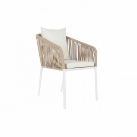 Tavolo con sedie DKD Home Decor Beige 78 cm 163 x 95 x 6 cm