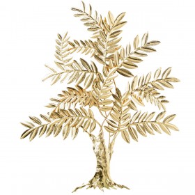 Decorazione da Parete Alexandra House Living Dorato Metallo Albero 74 x 90 x 6,5 cm