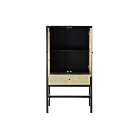 Armadio DKD Home Decor 80 x 38 x 160 cm Abete Naturale Nero