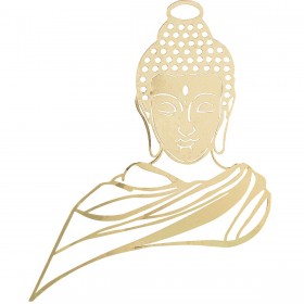 Decorazione da Parete Alexandra House Living Buda Dorato Metallo 63 x 66 x 2 cm