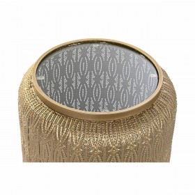 Tavolo aggiuntivo DKD Home Decor Dorato Metallo Arabo (42 x 42 x 44 cm)