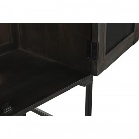 Credenza DKD Home Decor Legno Legno di mango Marrone Nero 85 x 40 x 162,5 cm