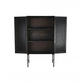 Credenza DKD Home Decor Legno Legno di mango Marrone Nero 85 x 40 x 162,5 cm