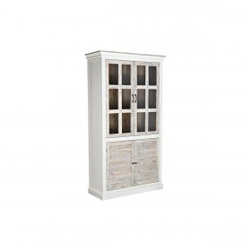 Stand Espositore DKD Home Decor 110 x 45 x 200 cm Cristallo Alluminio Legno di mango