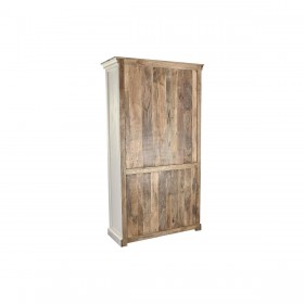 Stand Espositore DKD Home Decor 110 x 45 x 200 cm Cristallo Alluminio Legno di mango