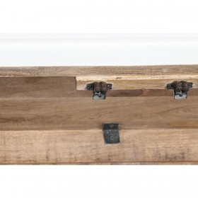 Stand Espositore DKD Home Decor 110 x 45 x 200 cm Cristallo Alluminio Legno di mango
