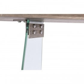 Ingresso DKD Home Decor Trasparente Grigio chiaro 120 x 40 x 76 cm