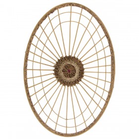 Decorazione da Parete Alexandra House Living Naturale Rattan Fibra naturale 52 x 3 x 77 cm