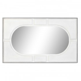 Specchio da parete DKD Home Decor Bianco Moderno Rombos 154 x 4 x 94 cm