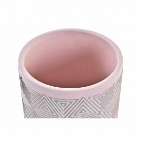 Set di vasi da fiori DKD Home Decor Cemento 2 Pezzi 2 Unità (17 x 17 x 15 cm)