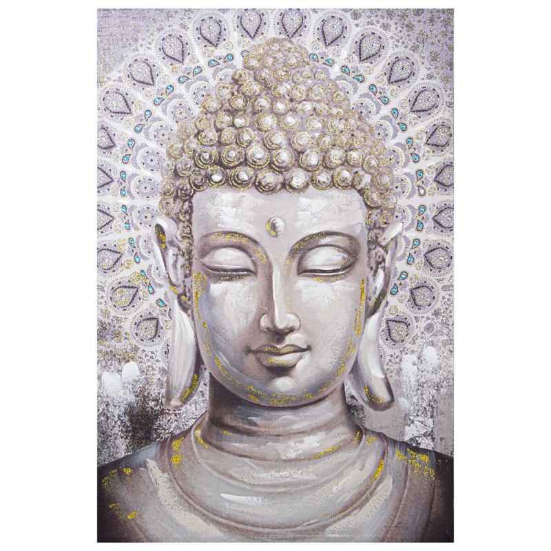 Quadro Alexandra House Living Legno Buddha 80 x 3 x 120 cm