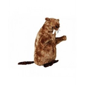 Peluche per cani Trixie Poliestere Stoffa Castoro 40 cm Marrone