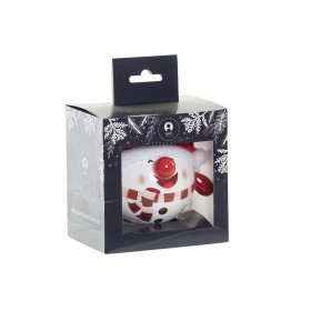 Palla di Natale DKD Home Decor Rosso Bianco PVC Pupazzo di Neve (3 Unità)