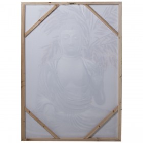 Quadro Alexandra House Living Legno Buddha 80 x 3 x 120 cm