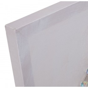 Quadro Alexandra House Living Legno Buddha 100 x 100 x 3 cm
