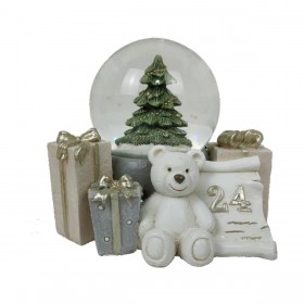 Decorazione Natalizia DKD Home Decor Resina Orso (11 x 9 x 9 cm) (2 Unità)