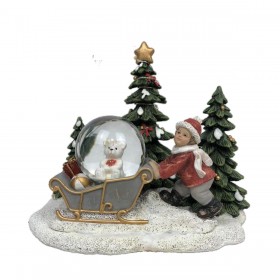 Decorazione Natalizia DKD Home Decor Resina (16 x 12,5 x 14,5 cm) (2 Unità)