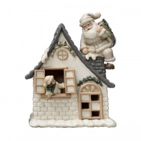 Decorazione Natalizia DKD Home Decor Resina (16 x 8 x 18,5 cm) (2 Unità)